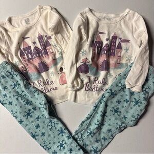 Carter's Winter Princess Pajama Set with sparkles